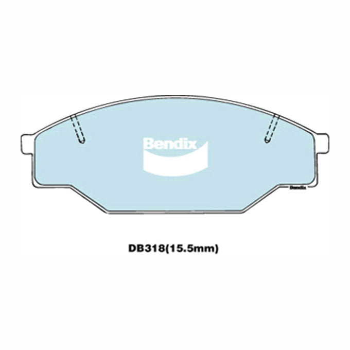 Bendix Heavy Duty Disc Pads DB318HD