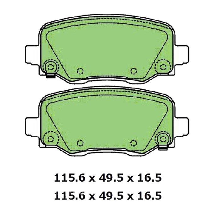 Protex Ultra Ceramic Disc Pads DB3189CP