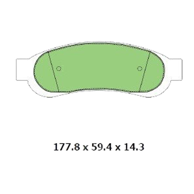 Protex Ultra Select Disc Pads CDB3204M