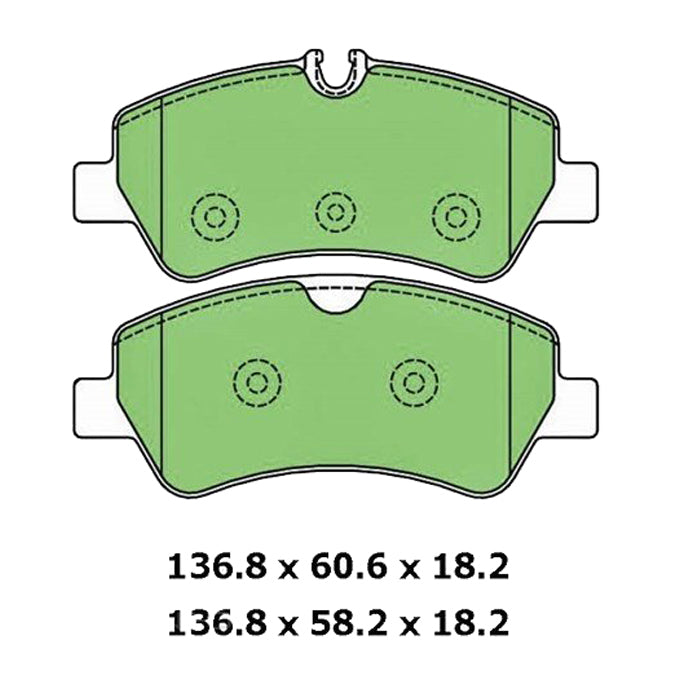 Protex Ultra Ceramic Disc Pads DB3209CP