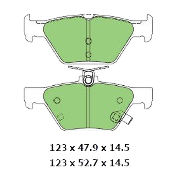 Protex Ultra Ceramic Disc Pads DB3216CP