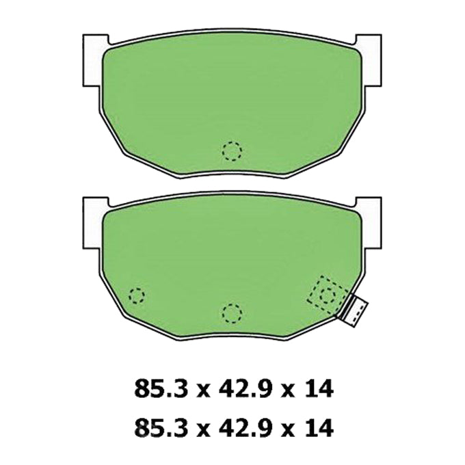 Protex Blue Disc Pads DB325B