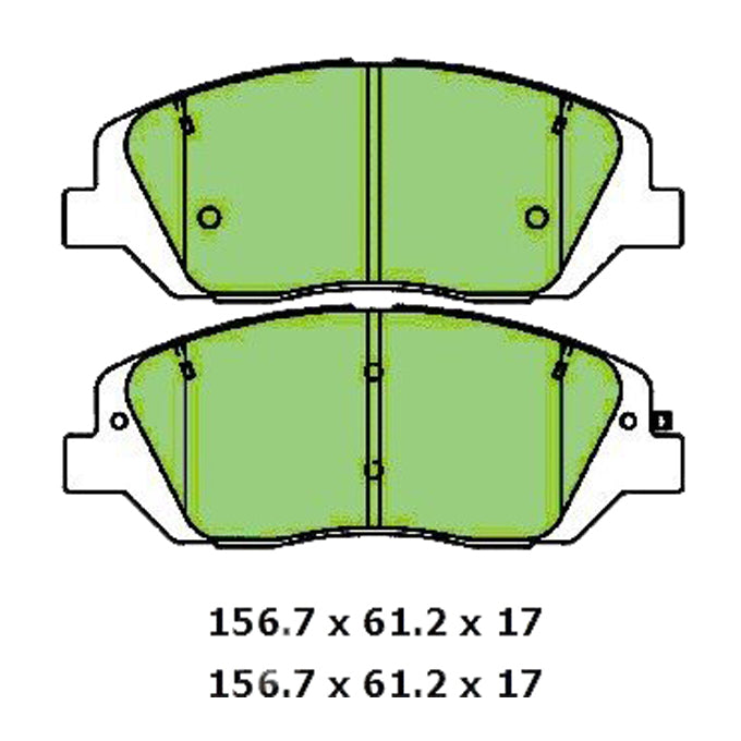 Protex Ultra Ceramic Plus Disc Pads DB3273UP