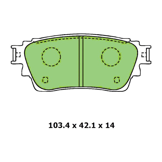 Protex Ultra Ceramic Disc Pads DB3275CP