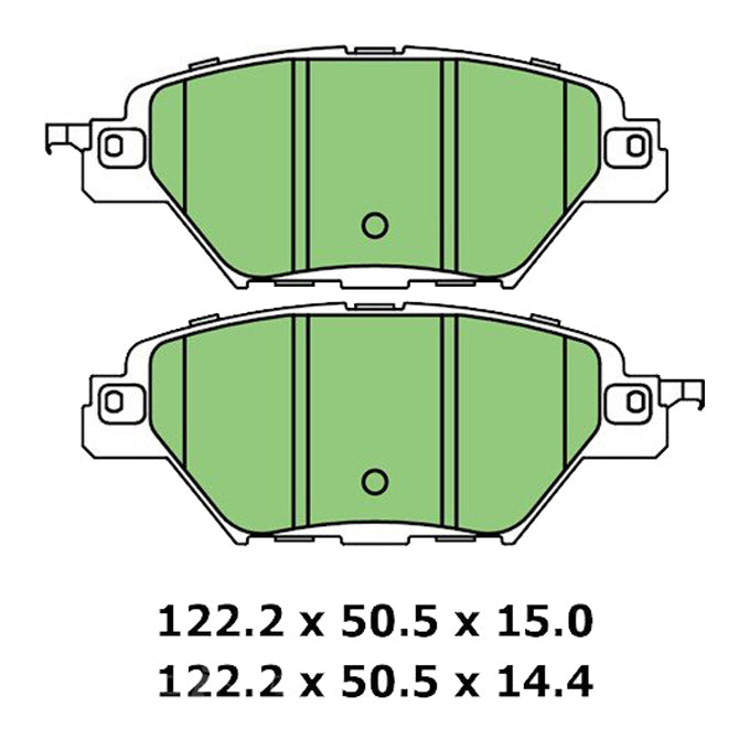 Protex Ultra Ceramic Disc Pads DB3278CP