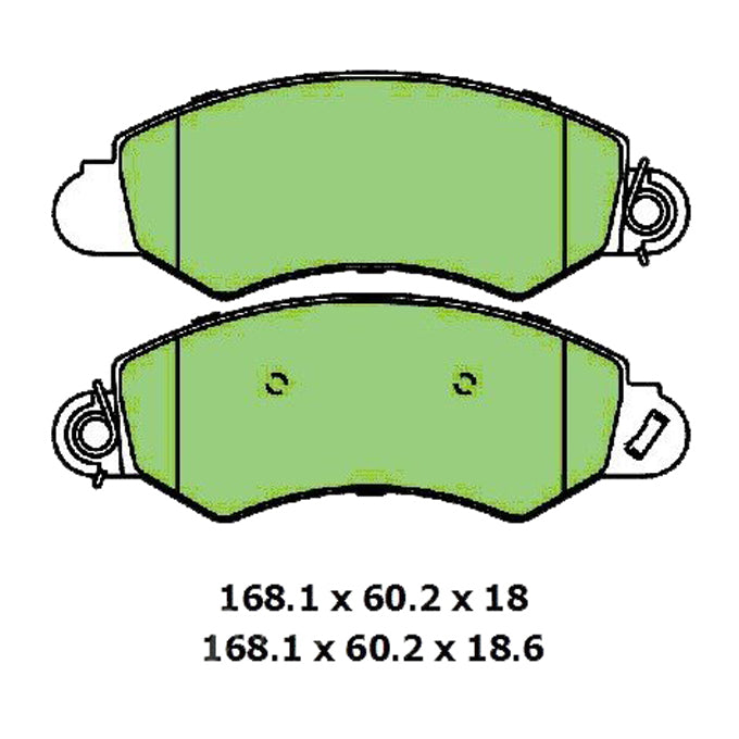 Protex Ultra Ceramic Disc Pads DB3282CP