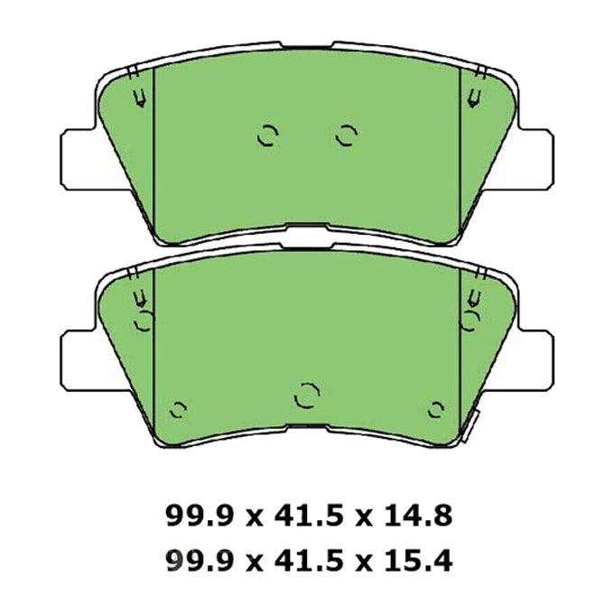 Protex Ultra Ceramic Disc Pads DB3294CP