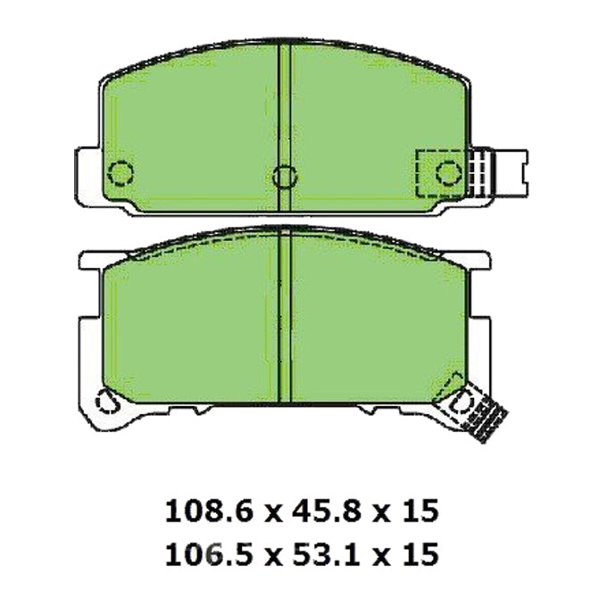 Protex Blue Disc Pads DB426B