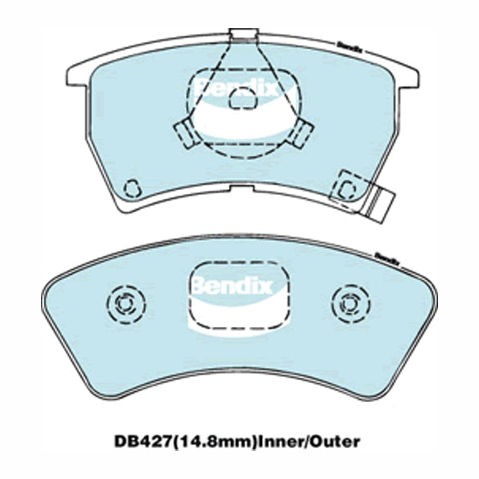 Bendix GCT Disc Pads DB427GCT