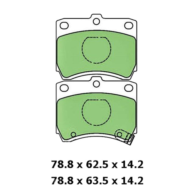 Protex Ultra Ceramic Disc Pads DB442CP