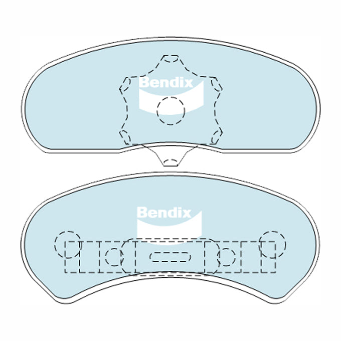 Bendix Heavy Duty Disc Pads DB6HD
