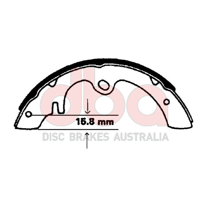 DBA Brake Shoes DBAS1075