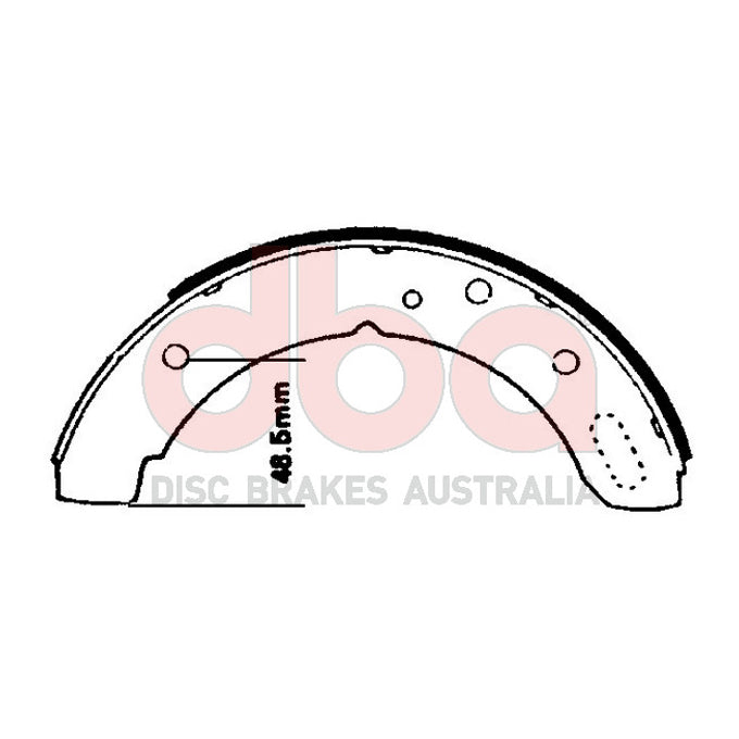 DBA Brake Shoes DBAS1419