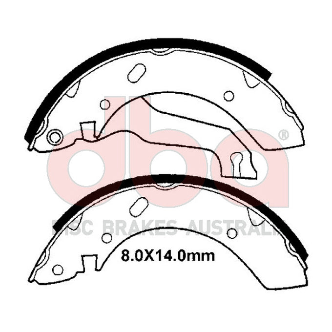 DBA Brake Shoes DBAS1702