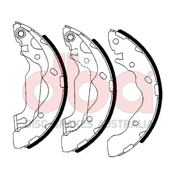 DBA Brake Shoes DBAS1703