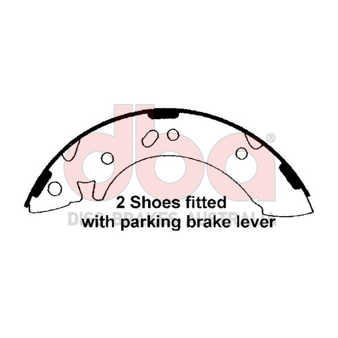 DBA Brake Shoes DBAS1739