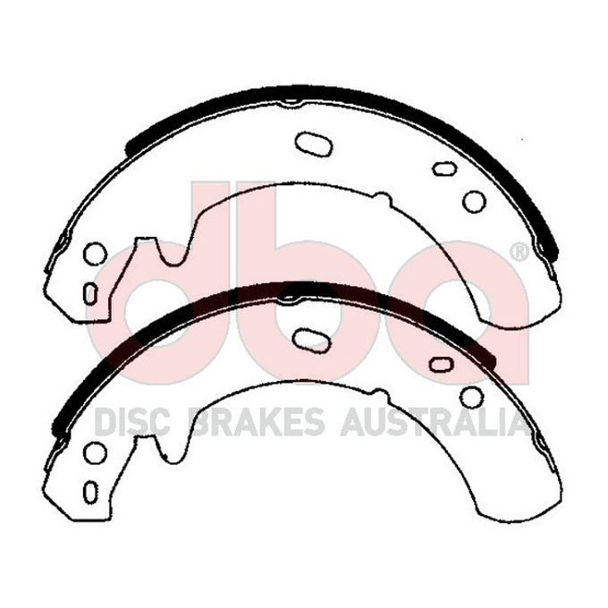 DBA Brake Shoes DBAS1801