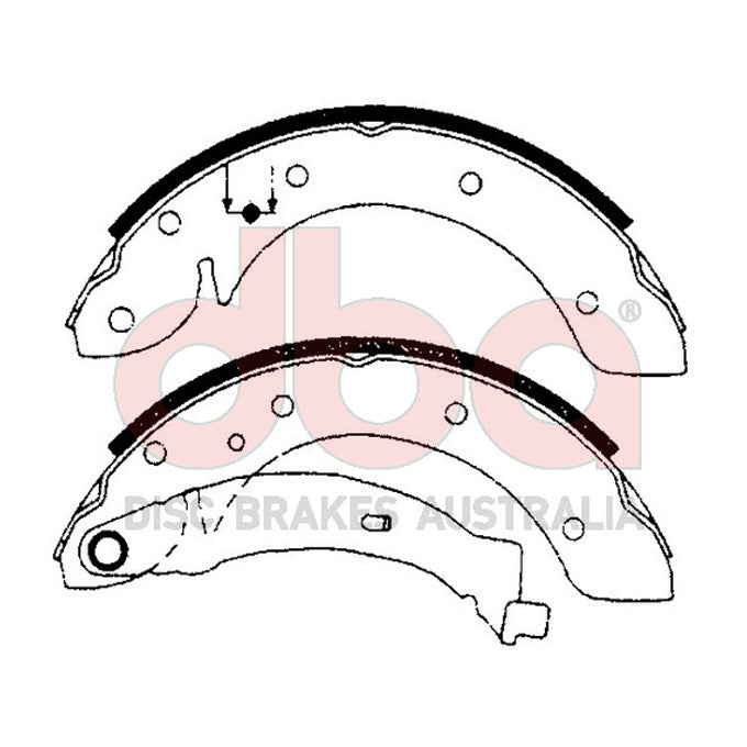 DBA Brake Shoes DBAS1805