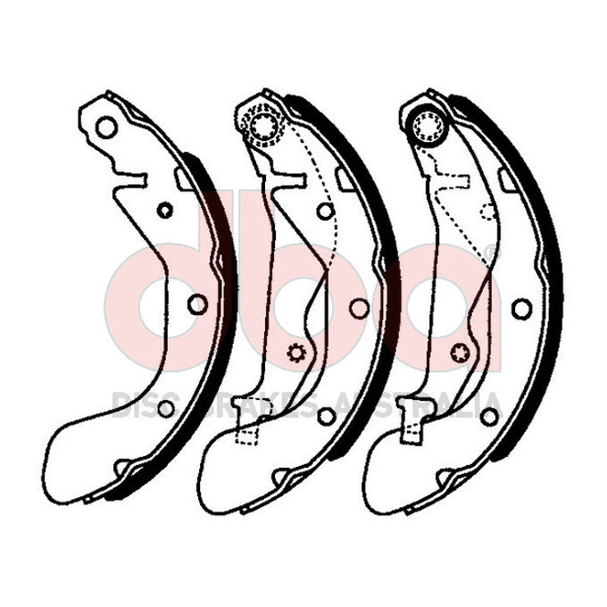 DBA Brake Shoes DBAS1870