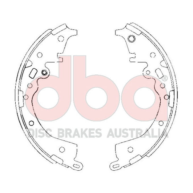 DBA Brake Shoes DBAS2014