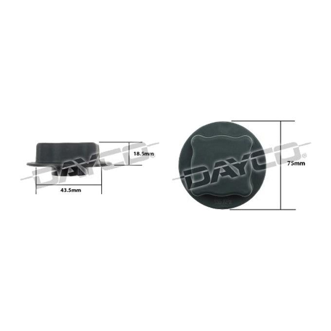 Dayco Coolant/Expansion Recovery Tank Cap DRC024
