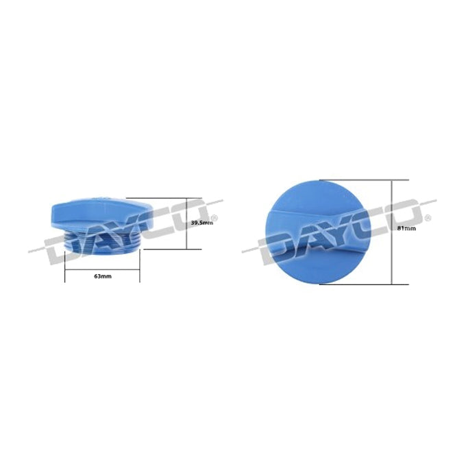 Dayco Coolant/Expansion Recovery Tank Cap DRC035