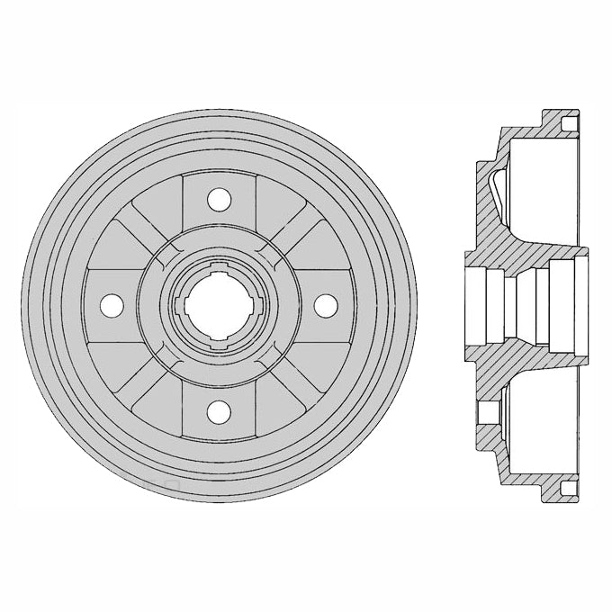 Protex Brake Drum DRUM1611