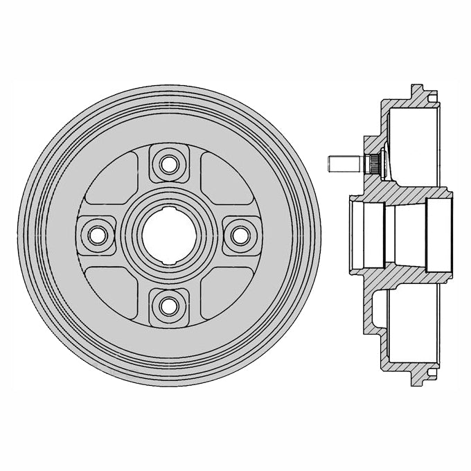 Protex Brake Drum DRUM1690