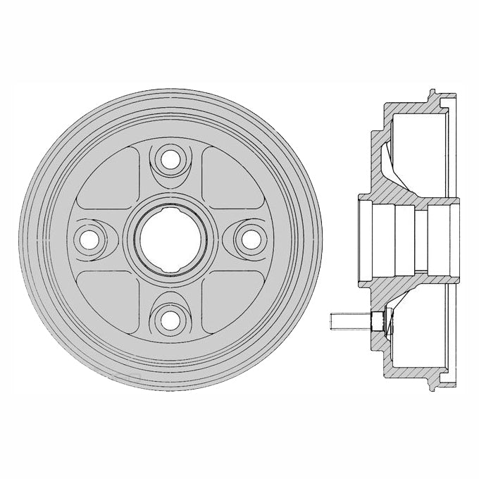 Protex Brake Drum DRUM1725