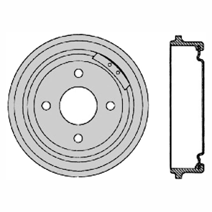 Protex Brake Drum DRUM4003