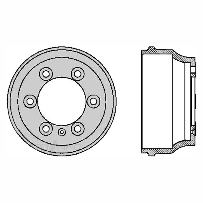 Protex Brake Drum DRUM4006
