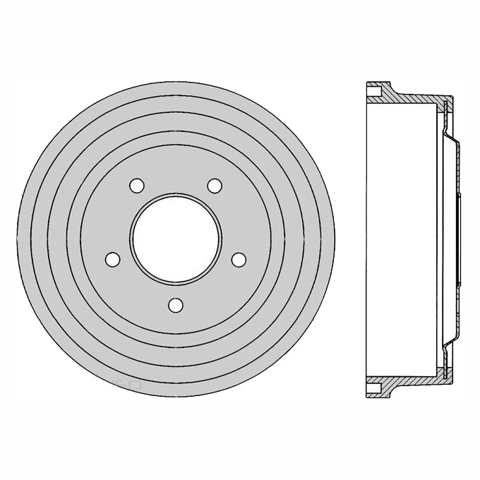 Protex Brake Drum DRUM4044