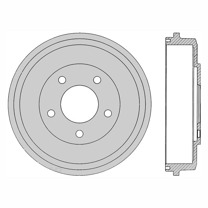 Protex Brake Drum DRUM4074