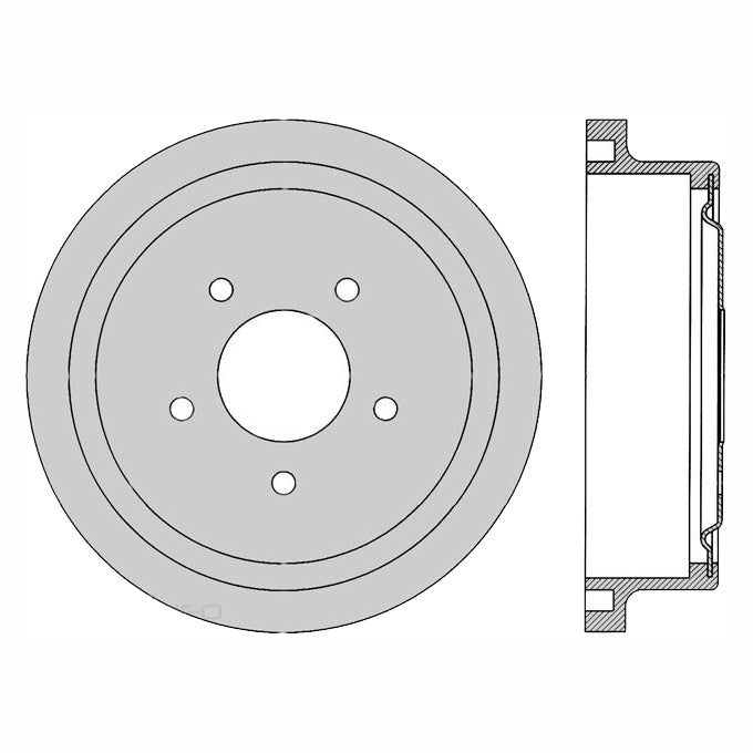Protex Brake Drum DRUM4109