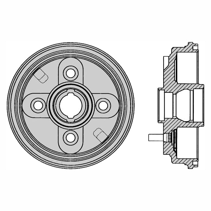 Protex Brake Drum DRUM4139