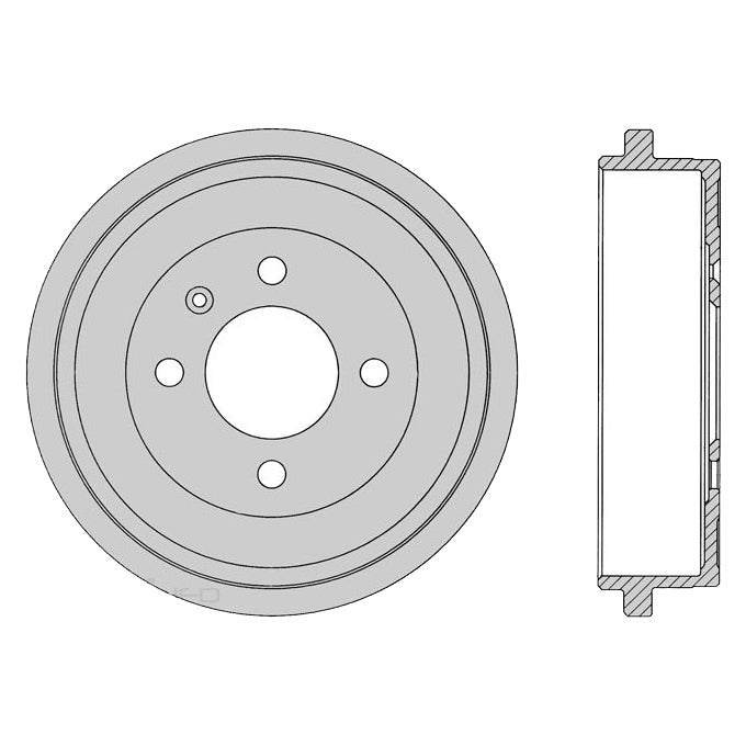 Protex Brake Drum DRUM4180