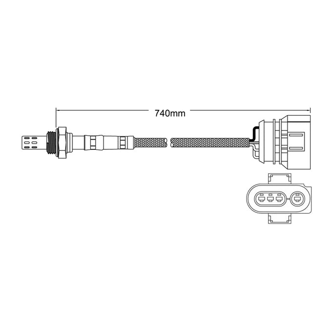 PAT Exhaust Gas Oxygen Sensor EGO-254