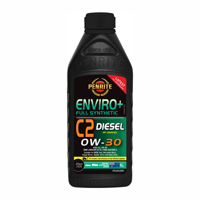 Penrite Enviro+ C2 Full Synthetic 0W-30 1L - EPLUSC2001