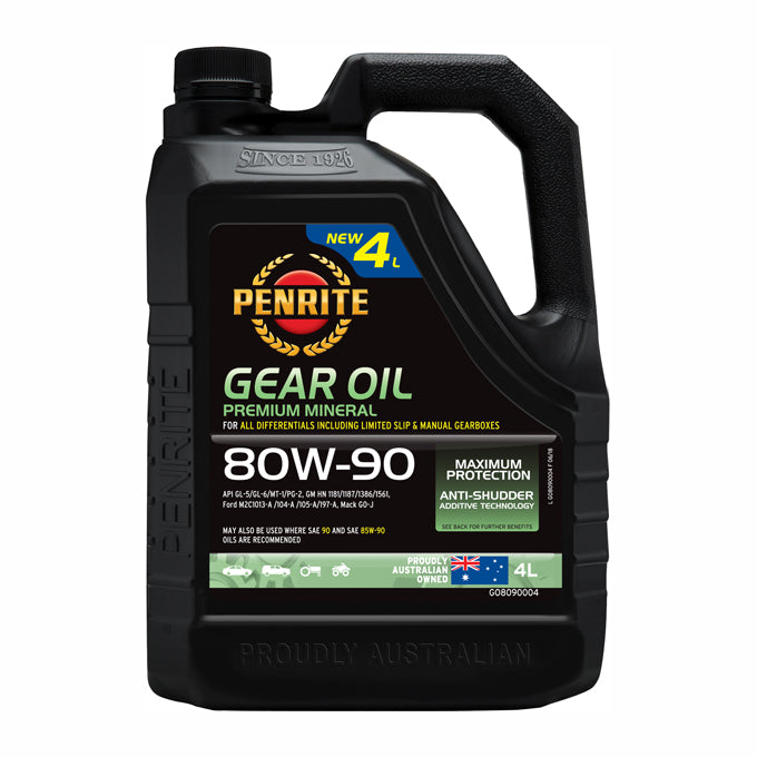 Penrite Gear Oil Mineral 80W-90 4L - GO8090004