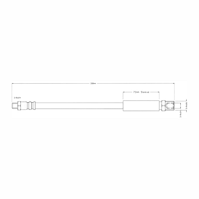 Protex Brake Hose H1049