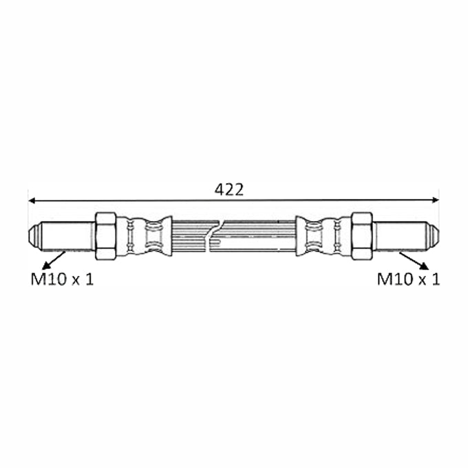 Protex Brake Hose H1097
