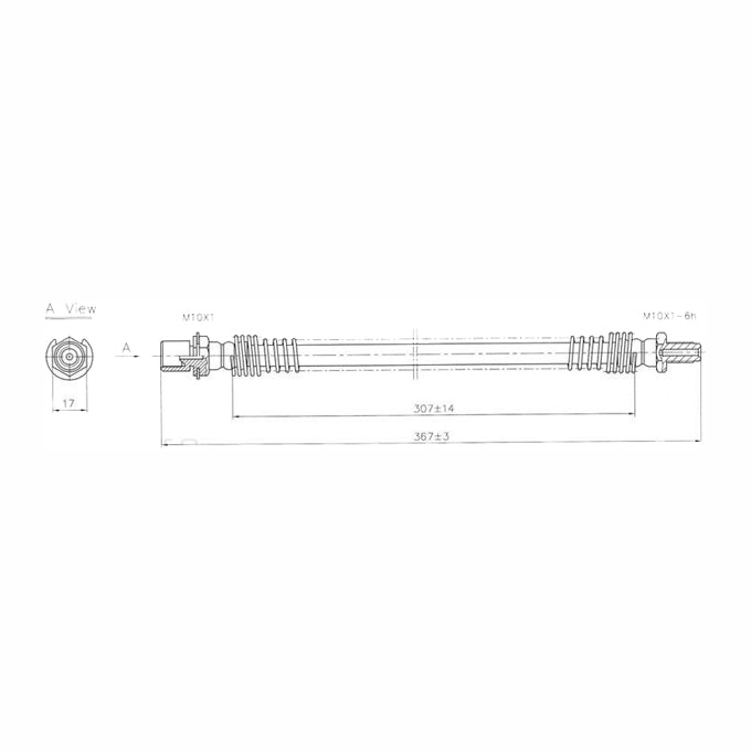 Protex Brake Hose H1125