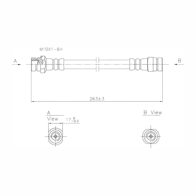 Protex Brake Hose H1413