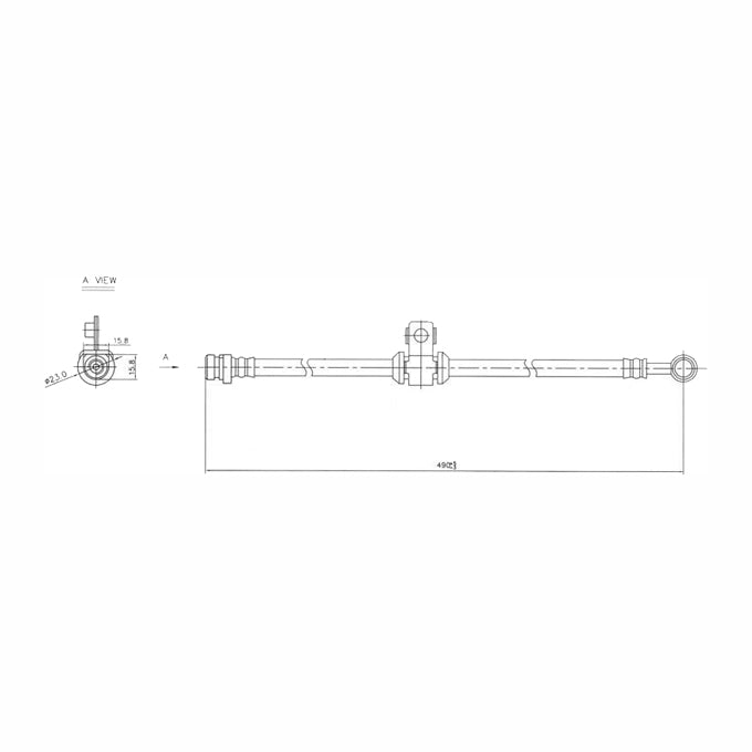 Protex Brake Hose H1417