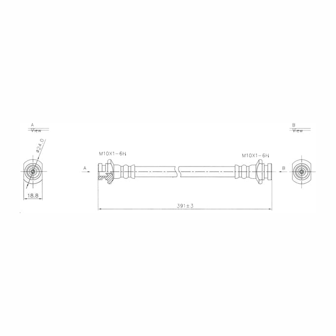 Protex Brake Hose H1522