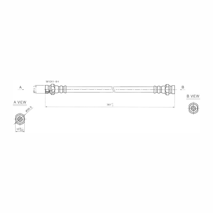 Protex Brake Hose H1553