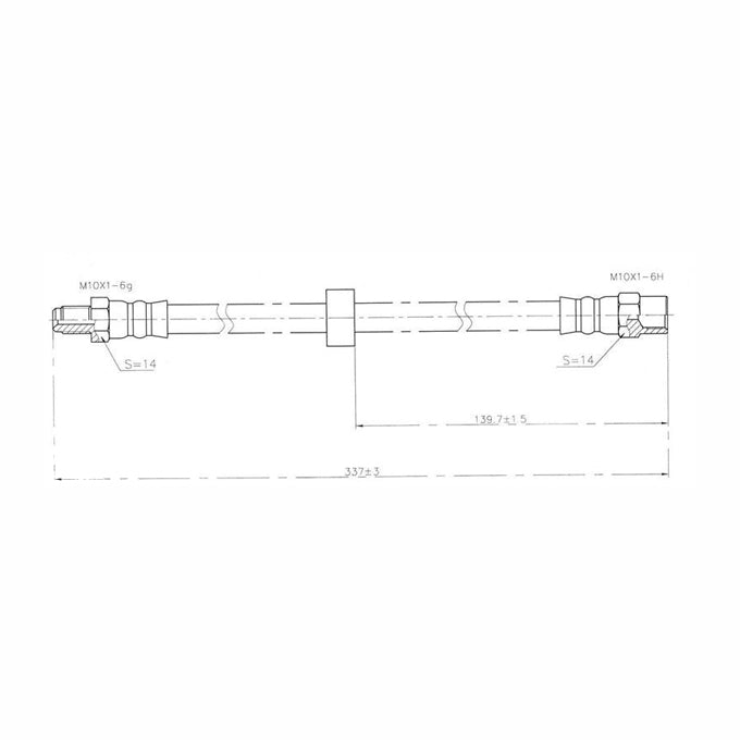Protex Brake Hose H1614