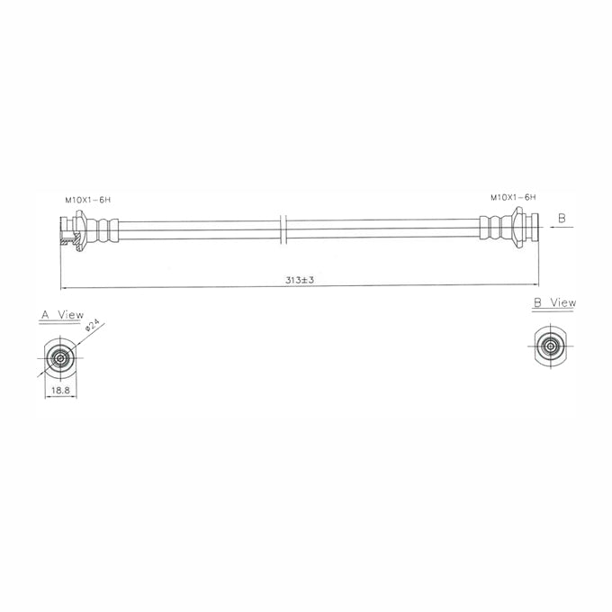 Protex Brake Hose H1620