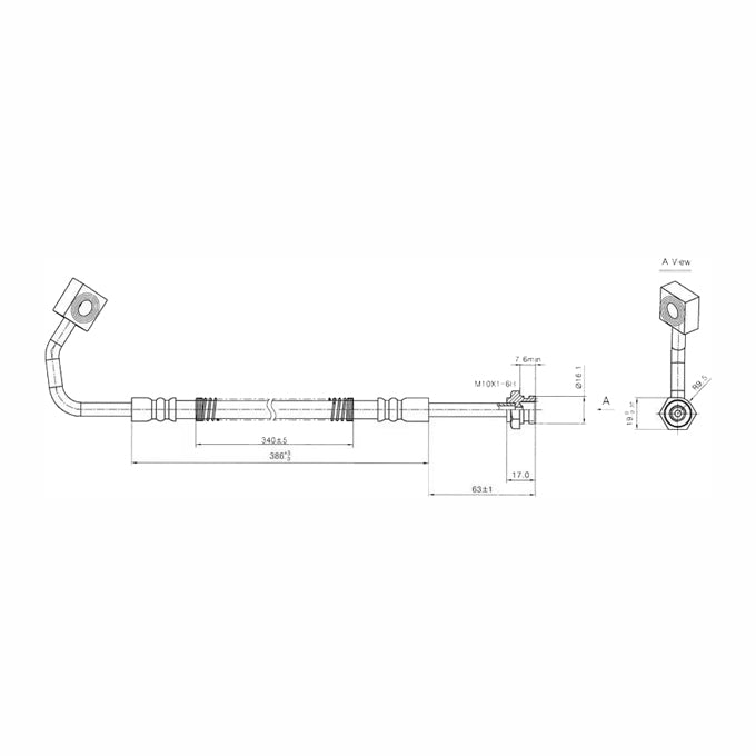 Protex Brake Hose H1652