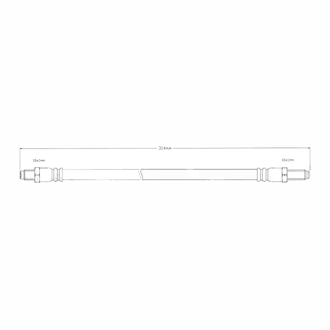 Protex Brake Hose H1663